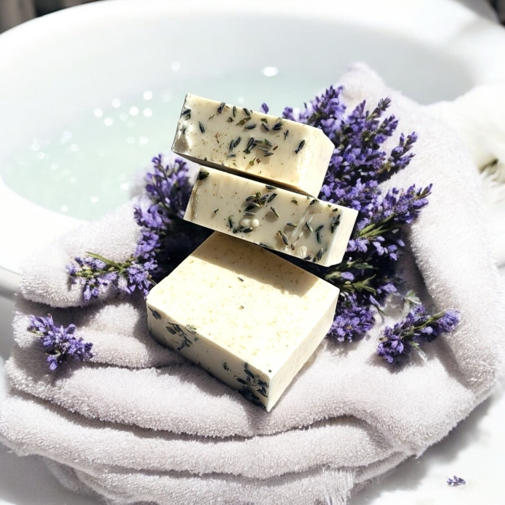 New! Specialty Oatmeal & Shea Butter Blend Soap Special 3 Bar Set